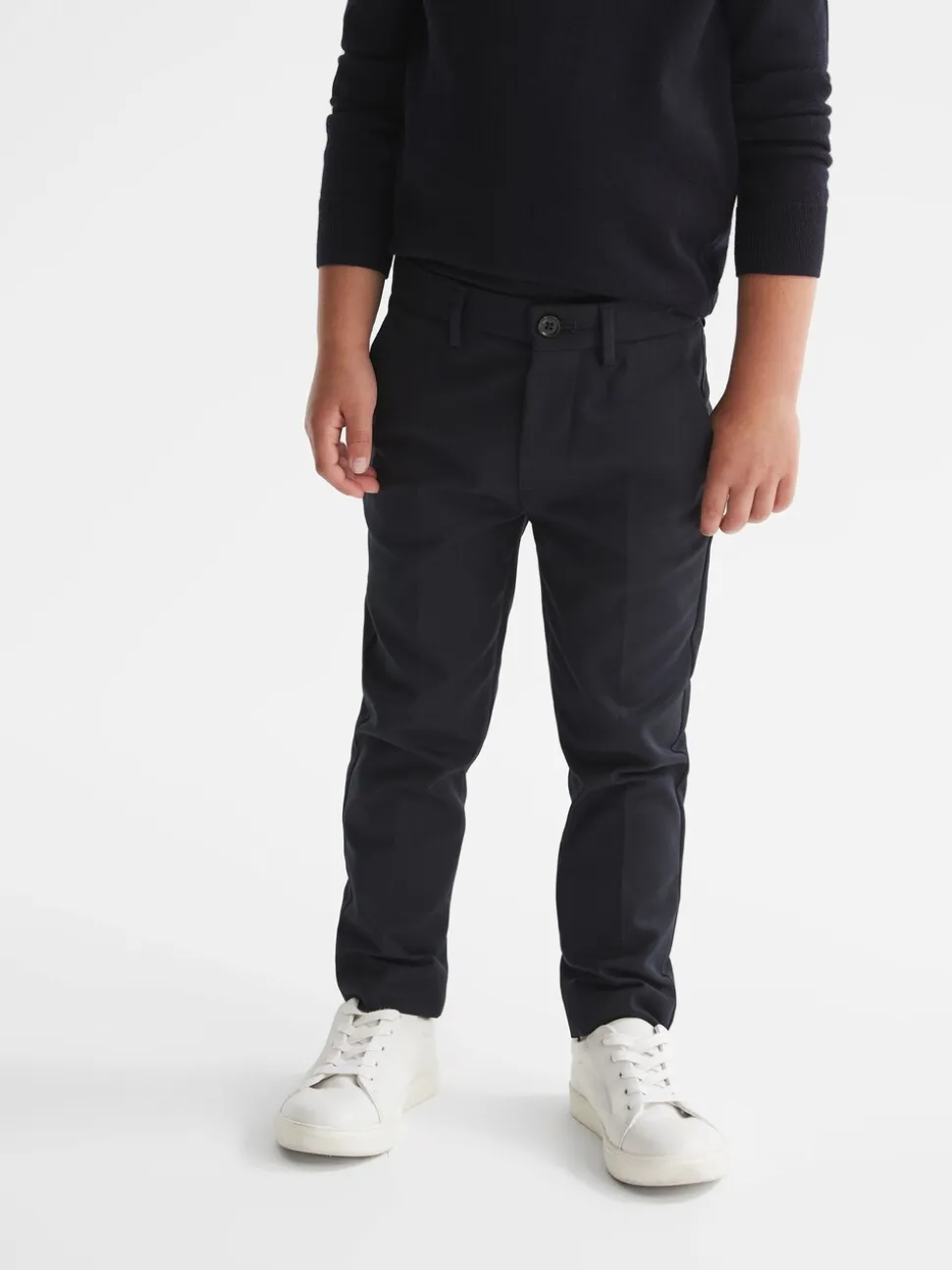marine - Pantalon chino slim Reiss Eastbury