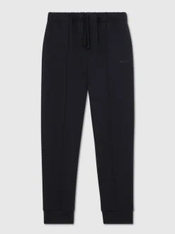 marine - Pantalon de jogging Reiss Barnes Premium en interlock à logo et poignets