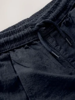 marine - Pantalon en lin Blend (3-16 ans)