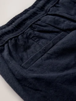 marine - Pantalon en lin Blend (3-16 ans)