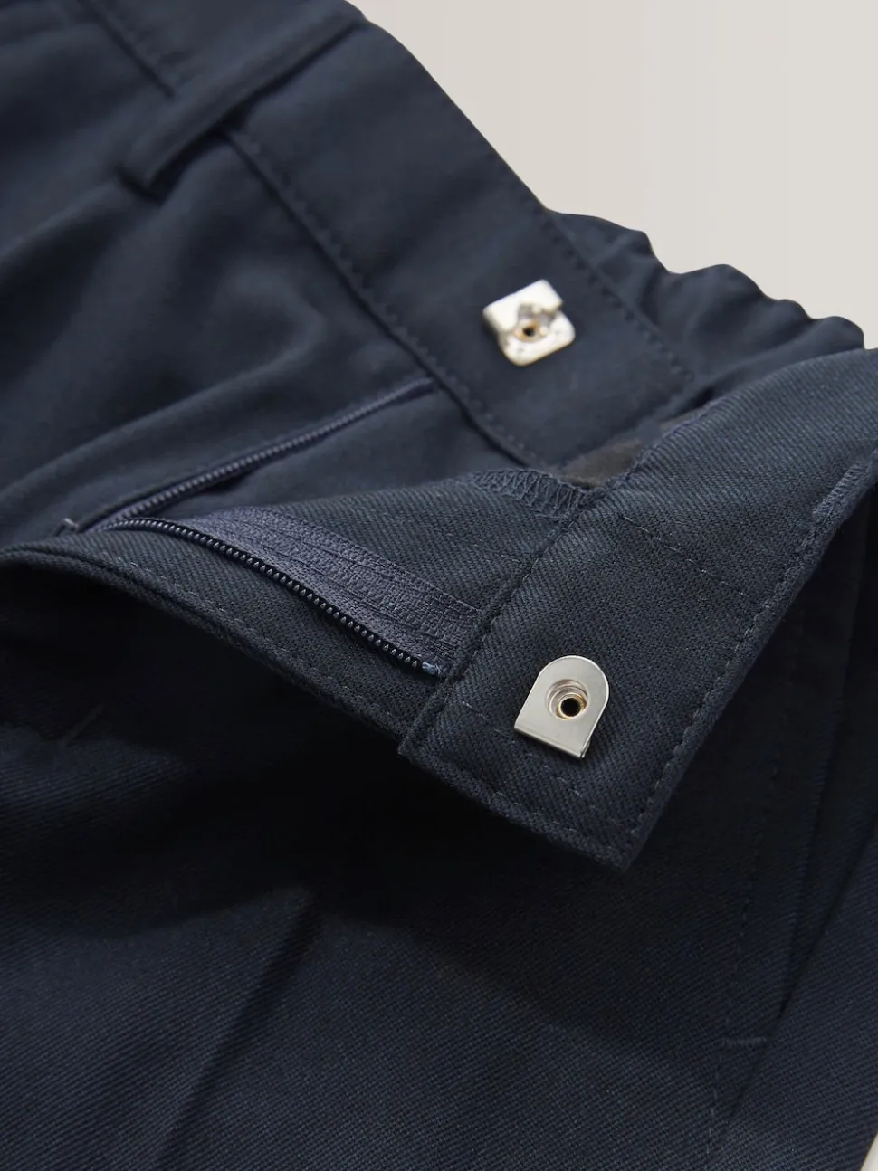 marine - Pantalon scolaire à plis (3-17ans)