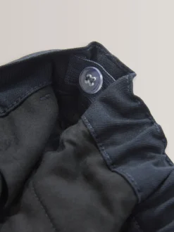 marine - Pantalon scolaire à plis (3-17ans)