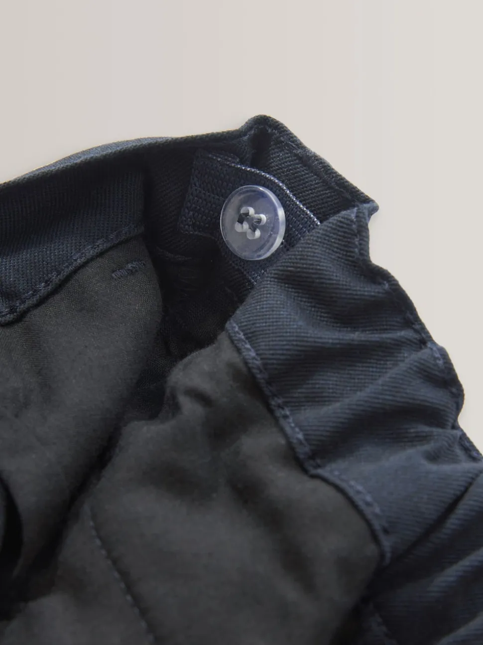 marine - Pantalon scolaire à plis (3-17ans)