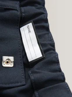 marine - Pantalon scolaire à plis (3-17ans)