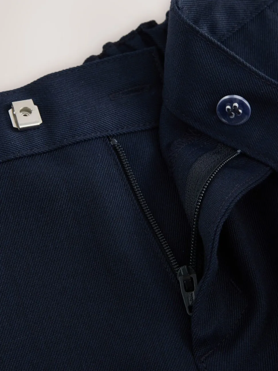 marine - Pantalons d’école à taille standard coupe standard (3-17ans)