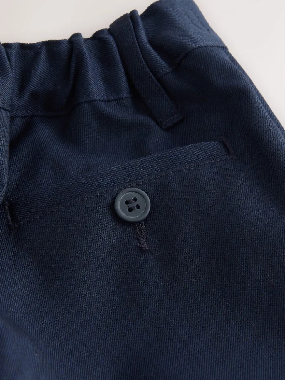 marine - Pantalons d’école à taille standard coupe standard (3-17ans)