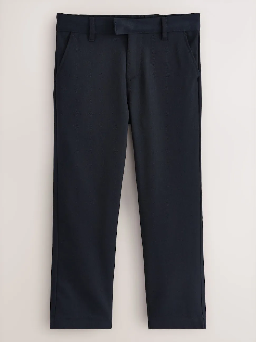marine - Pantalons d’école à coupe standard, jambes plus longues (3-17ans)