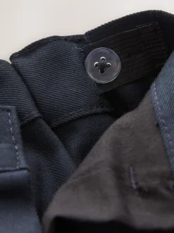 marine - Pantalons d’école à coupe standard, jambes plus longues (3-17ans)