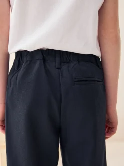 marine - Pantalons d’école Coupe droite (3-17ans)