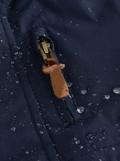 marine - Parka imperméable doublée de borg (3mois-7ans)