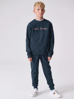 marine - Paul Smith Junior Ensemble Sweat-shirt et Joggings