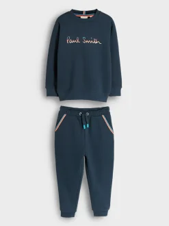 marine - Paul Smith Junior Ensemble Sweat-shirt et Joggings