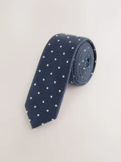 Marine À pois - Cravate (3-16 ans)