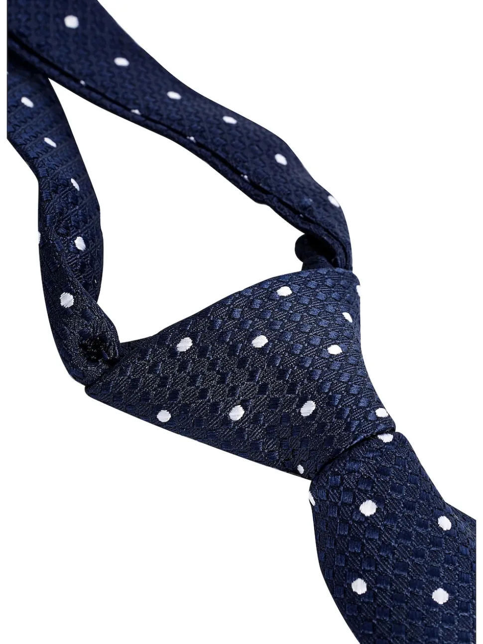 Marine À pois - Cravate (3-16 ans)