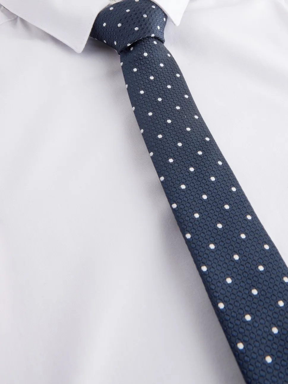 Marine À pois - Cravate (3-16 ans)