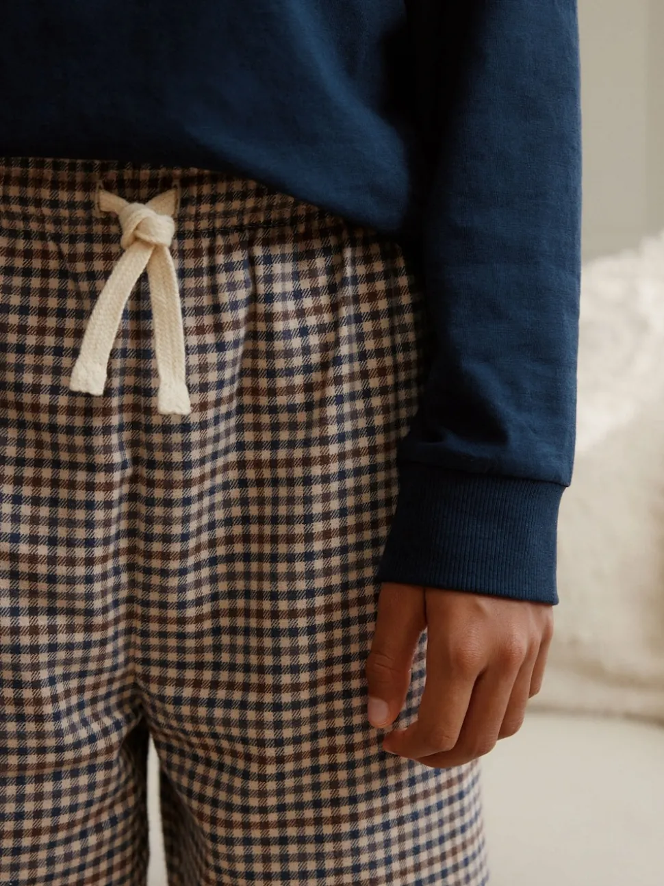 marine - Pyjama tissé simple (3-16ans)