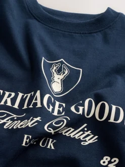 marine - Pyjama tissé simple (3-16ans)