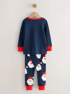 marine - Pyjamas de Noël Se blottir simple (9mois-12ans)