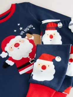 marine - Pyjamas de Noël Se blottir simple (9mois-12ans)