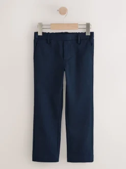 marine - School Pull On Waist Straight Trousers (3-17yrs)