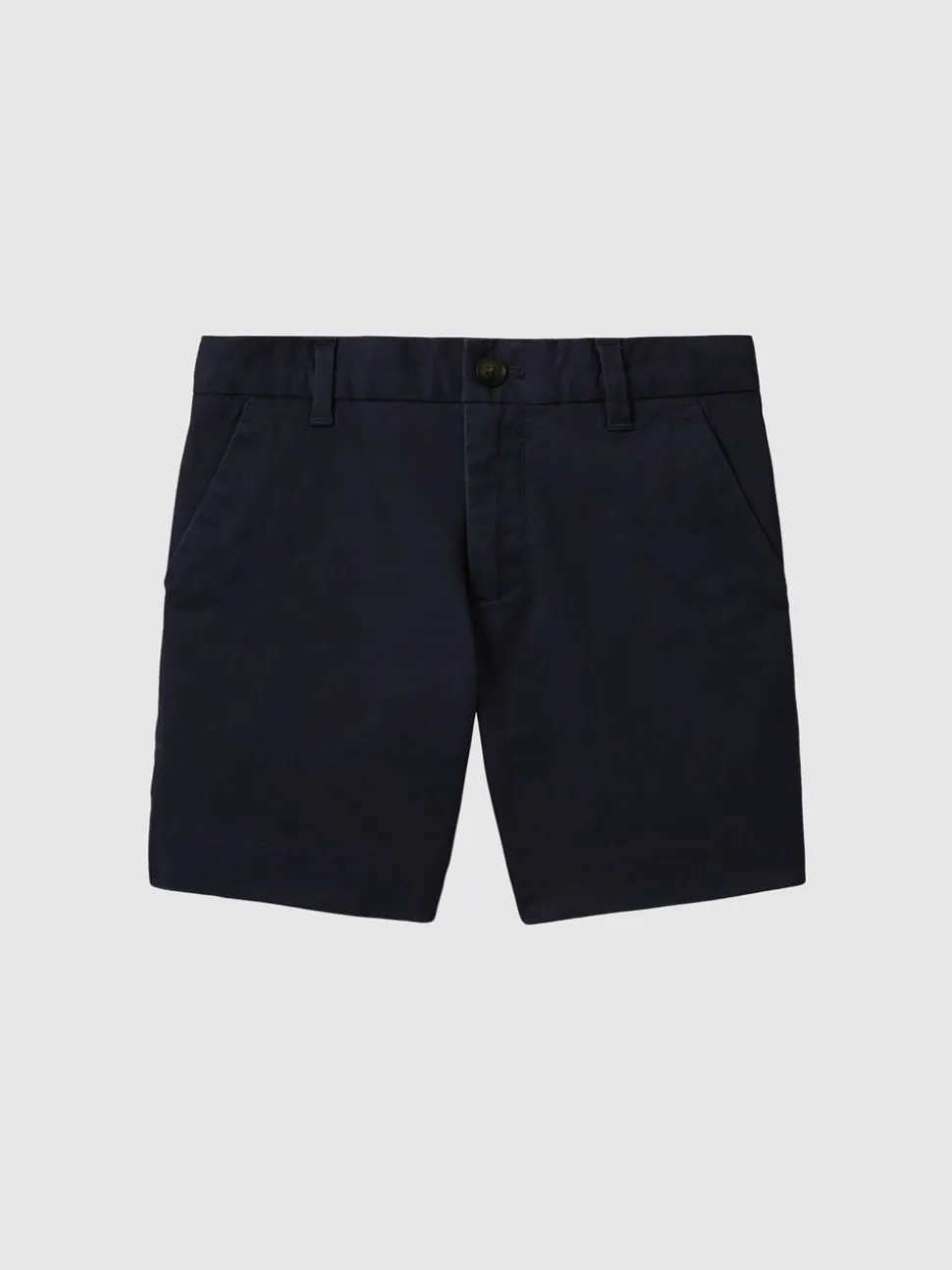 marine - Short chino Reiss Wicket en coton stretch