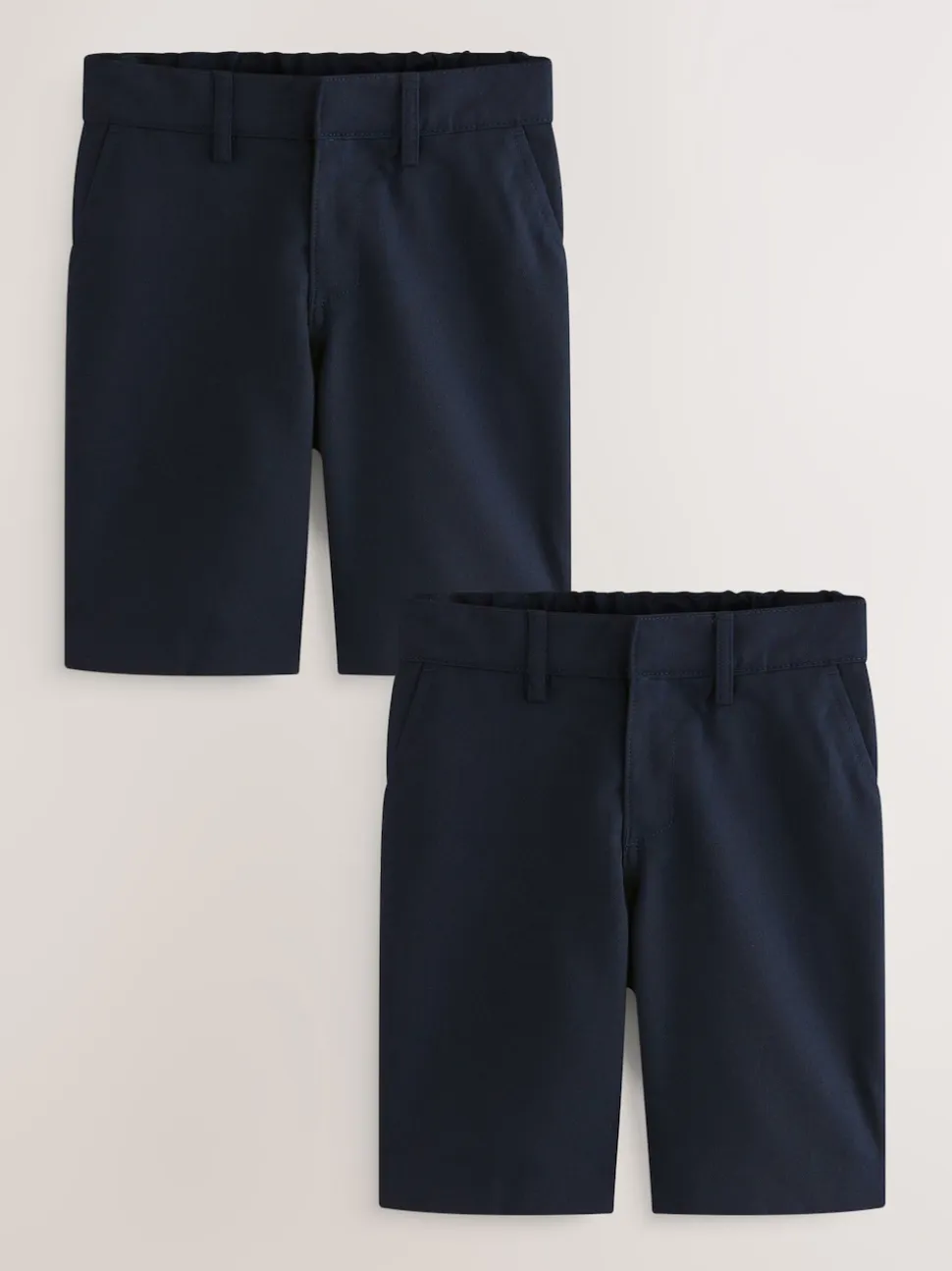 marine - Short d'école à devant plat (3-14ans)