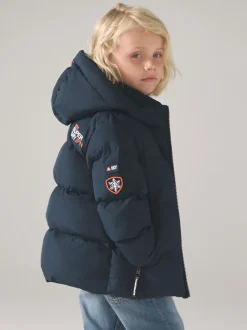 marine - Superdry Sports Puffer Coat