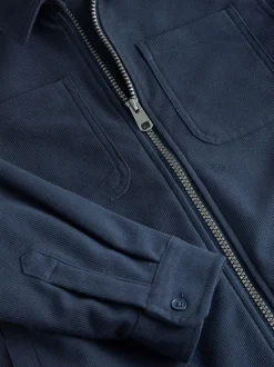 marine - Surchemise zippée en velours côtelé (3-16ans)