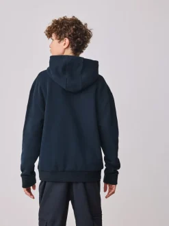 marine - Sweat à capuche Baker by Ted Baker épais à enfiler