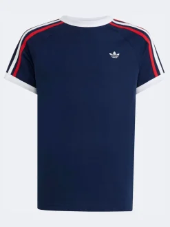 marine - T-shirt Adidas Original à 3 rayures