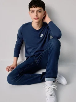 marine - T-shirt  de sport Nike à manches longues