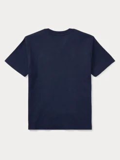 marine - T-shirt Polo Ralph Lauren jersey à manches courtes