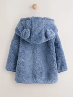 marine - Veste bébé zippée en polaire (0mois2ans)