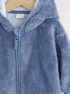 marine - Veste bébé zippée en polaire (0mois2ans)