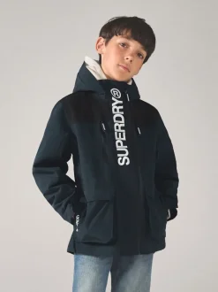 marine - Veste imperméable Superdry