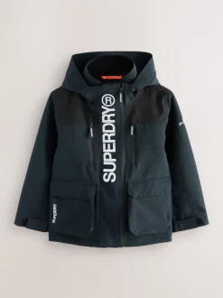 marine - Veste imperméable Superdry