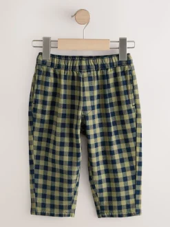 Marine Gingham - Pantalon à enfiler Barrel (3mois7ans) (3mois à7ans)