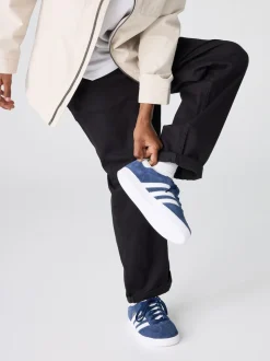 Marine/Blanc - Baskets adidas Originals Gazelle Lace Junior