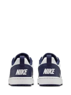 Marine/Blanc - Baskets basses Nike Youth Court Borough