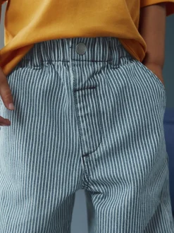 Marine/Blanc - Jeans à jambe large (3mths-7yrs)