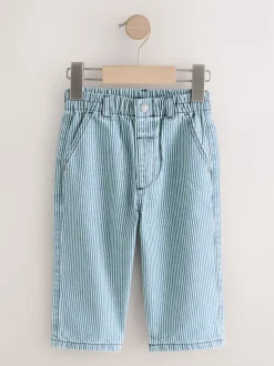 Marine/Blanc - Jeans à jambe large (3mths-7yrs)