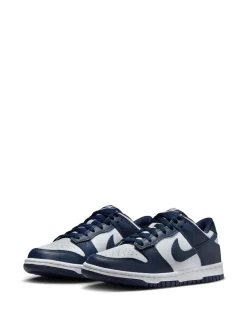 Marine/Blanc - Nike Youth Dunk Low Trainers