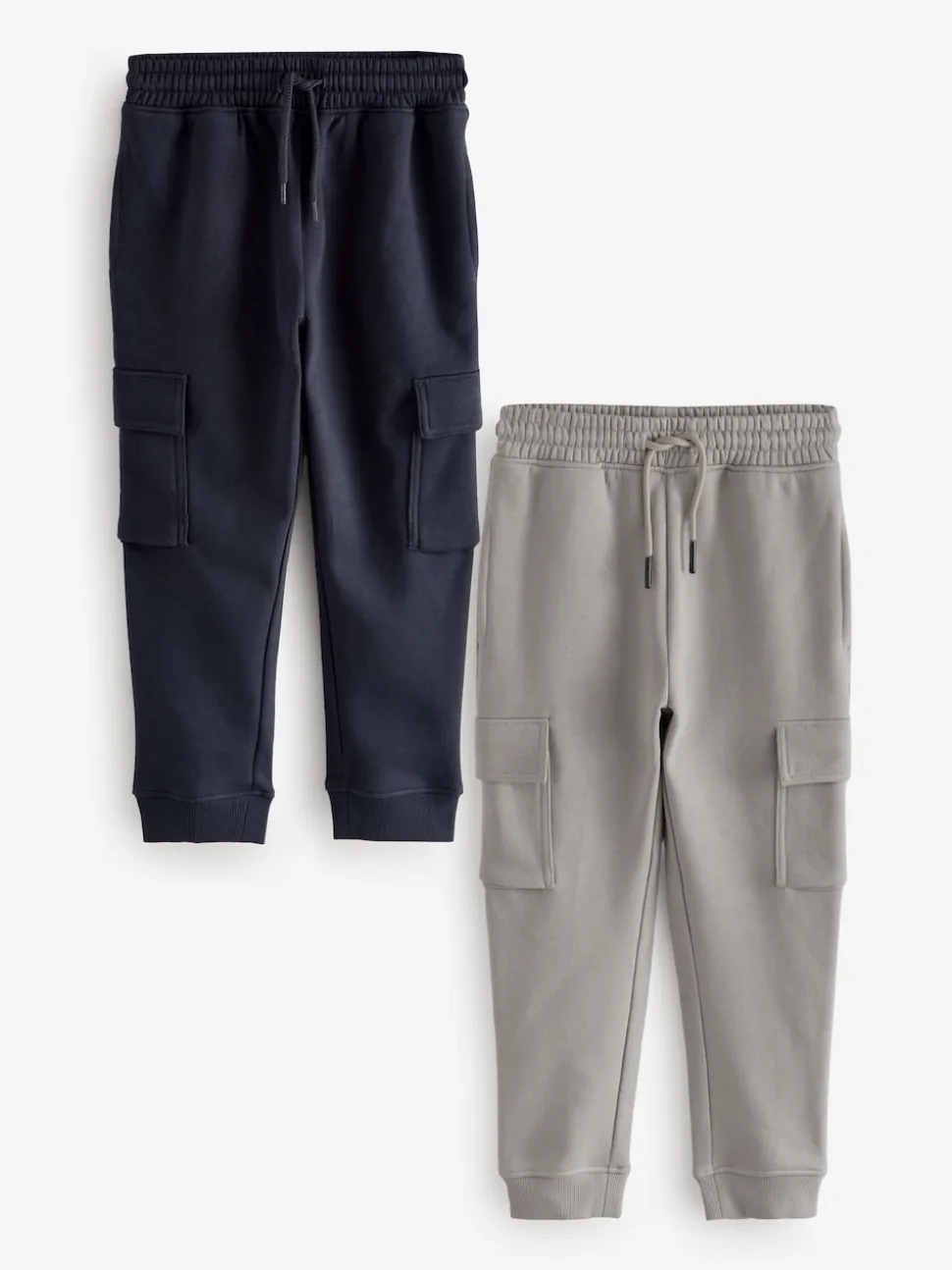 Marine/Gris - Lot de 2 joggings cargo (3-16ans)