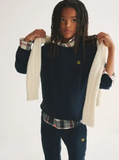 Marine/Jaune - Ensemble Superdry sweat et short