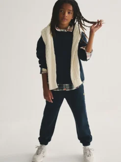 Marine/Jaune - Ensemble Superdry sweat et short