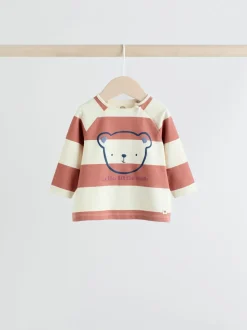 Marine/marron motif ours - Hauts et Leggings 6 pièces bébé (0mois-3ans)