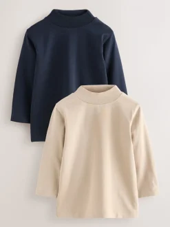 Marine/Pierre - T-shirts à manches longues et col roulé Lot de 2 (3mois7ans)