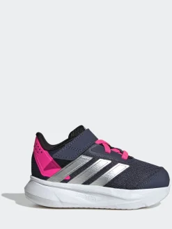 Marine/Rose - adidas Duramo 2.0 Baskets bébé à crochets et boucles