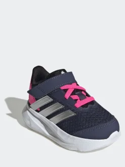 Marine/Rose - adidas Duramo 2.0 Baskets bébé à crochets et boucles