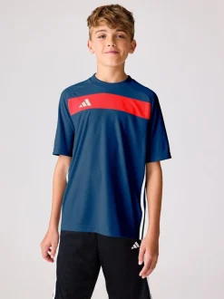 Marine/Rouge - T-shirt adidas Tiro 25 Essentials enfant